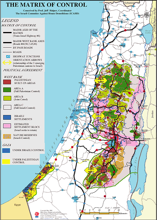 The geography of the occupied territories