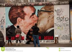 Perhaps Banksy might paint a similar theme on the Apartheid Wall.